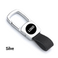 Metal Leather Keychain