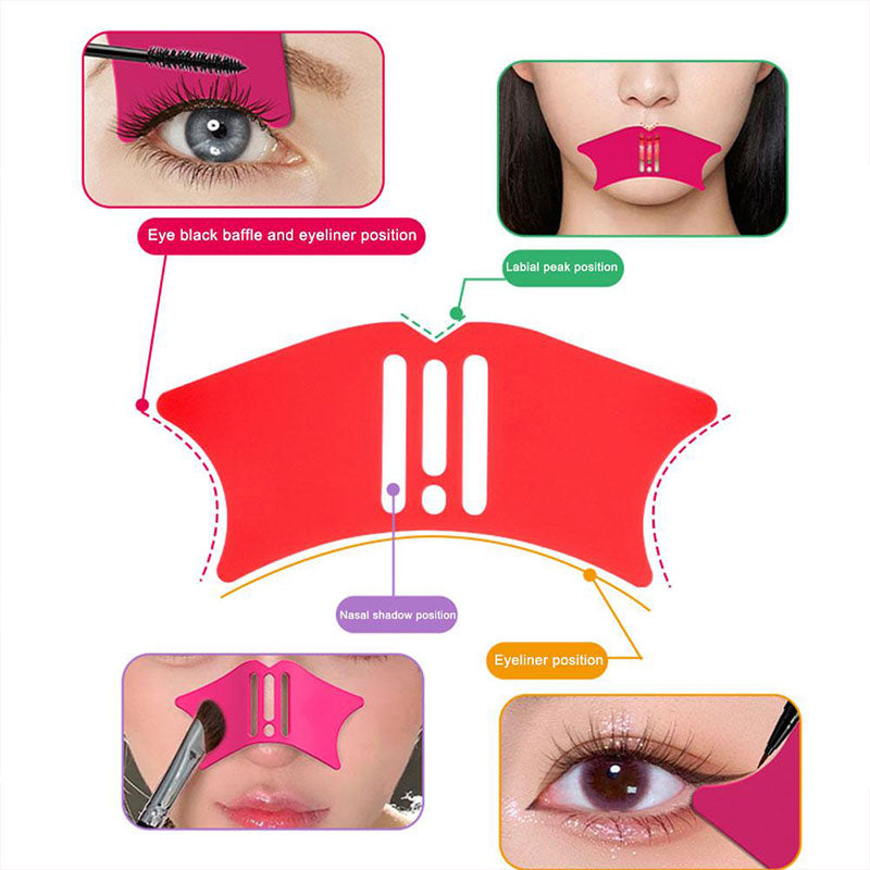 Silicone Eye Makeup Nose Shadow Auxiliary
