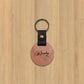 Wooden Leather Key Pendant
