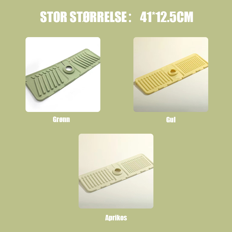 Kran Anti-Skli Dreneringspute/Faucet Silicone Drain Pad