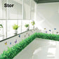 Veggklistremerke Med Liten Plenfotlist/Small grass skirting wall stickers