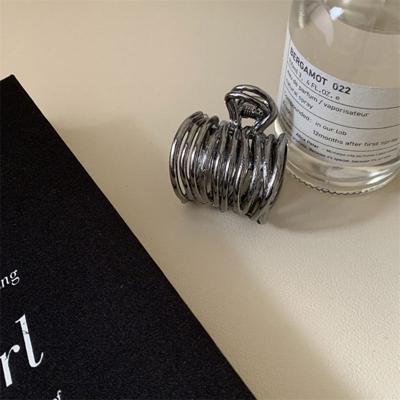 Simple High Ponytail Metal Clip