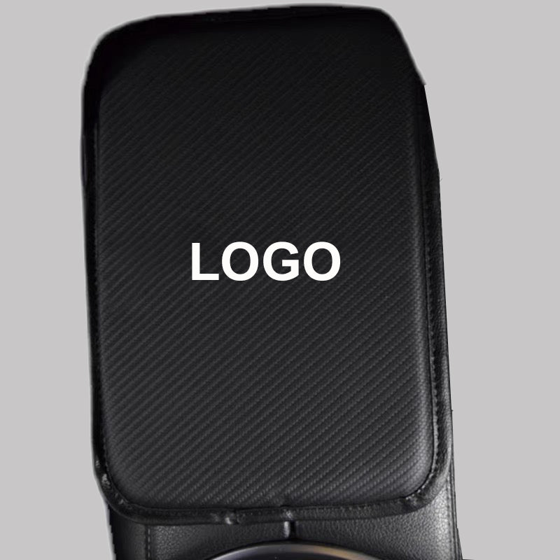 Car Carbon Fiber Armrest Box Protective Cover