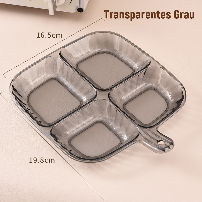 Mehrzweck-Zutatentablett mit vier Fächern für die Küche/Multi-purpose food preparation tray