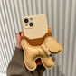Puppy Card Holder Diagonal Phone Case