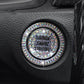 Car One-Button Start Rhinestone Decorative Sticker