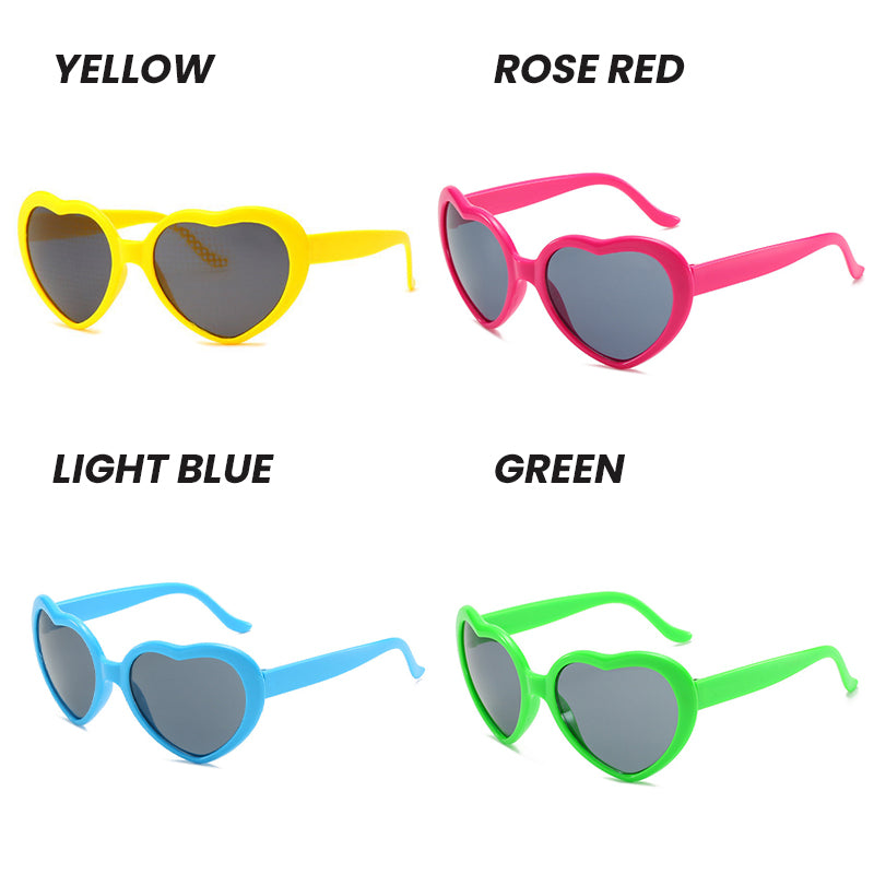 Heart Effect Diffraction Glasses