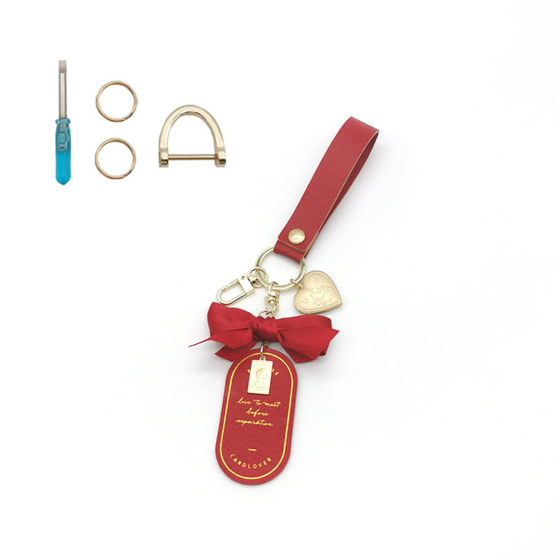 Heart Shaped Car Keychain Pendant