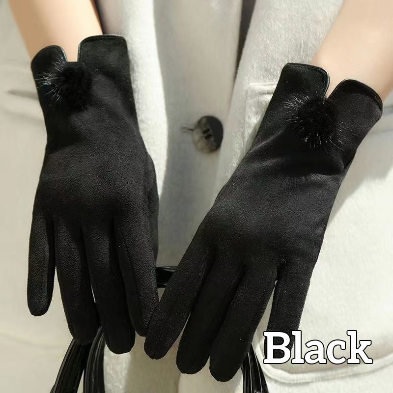 Suede Touchscreen Gloves