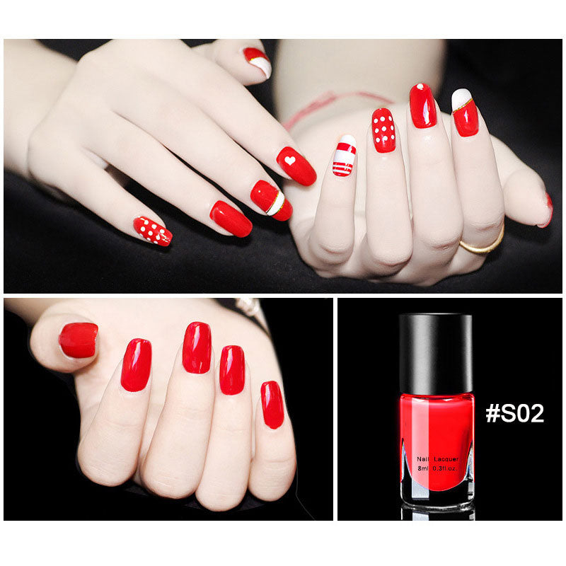 Ny Avtagbar Vannbasert Neglelakk/Removable water-based nail polish