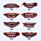 Halloween-Mund-Tattoo-Aufkleber/Halloween Mouth Tattoo Stickers