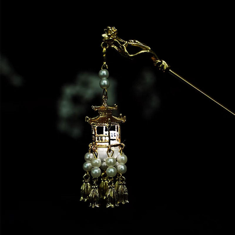 Lantern Tassel Hairpin