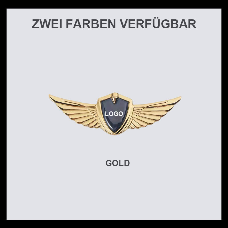 Autoaufkleber mit Flügeln aus Metall🦅（2er-Pack）/Metal wings car stickers 🦅 (pack of 2)