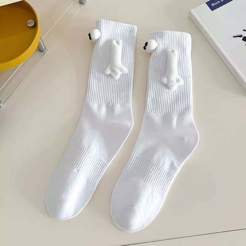 Magnetic Holding Hands Socks