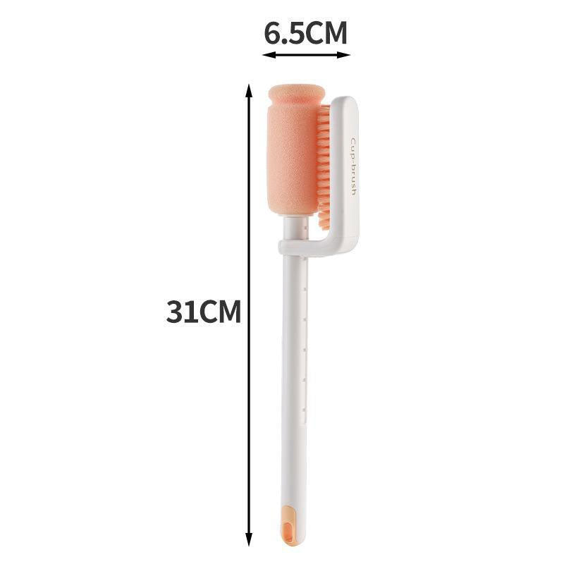 Three-In-One Double-Head Telescopic Cup Brush