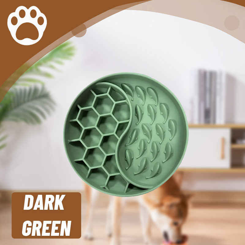 Anti-choking Slow Food Dog Bowl Plates