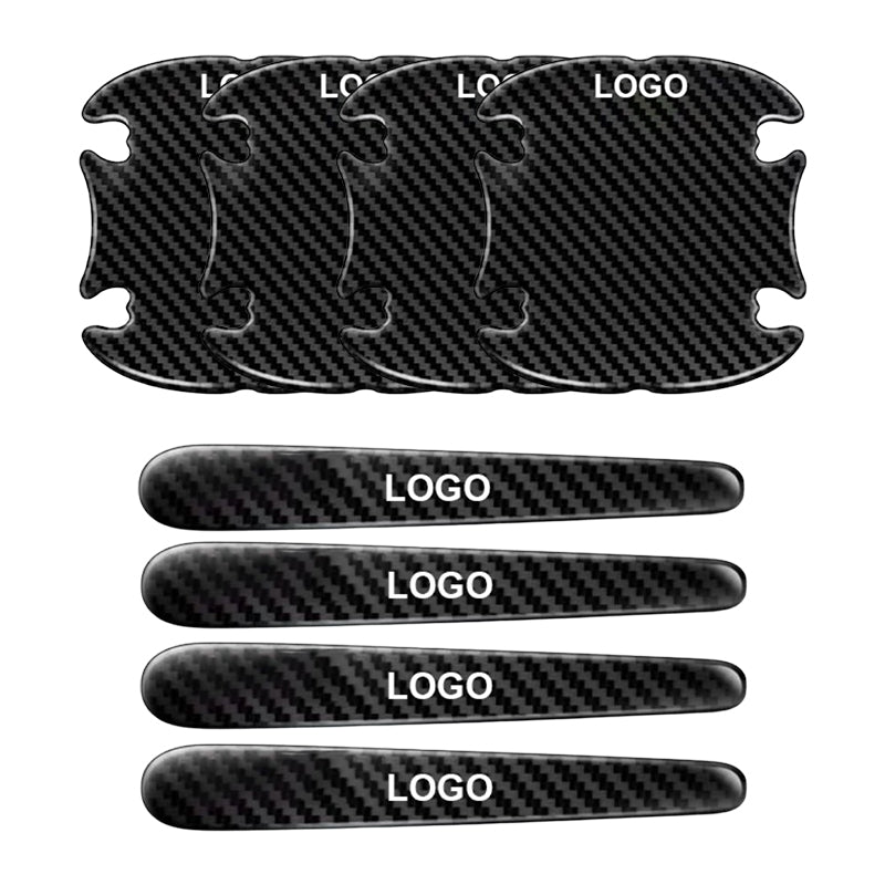 customize 3D Carbon Fiber Door Bowl Handle Protective Sticker