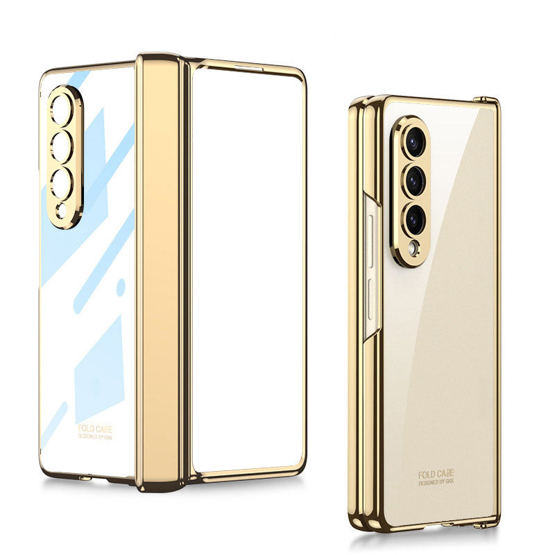 Transparent Magnetic Hinge Phone Case