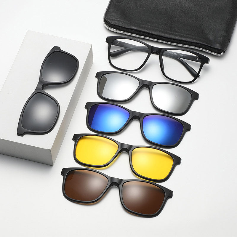 5 In 1 Magnetic Sleeve Sunglasses