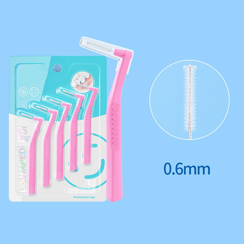 L-Shaped Gap Cleaning Interdental Brush