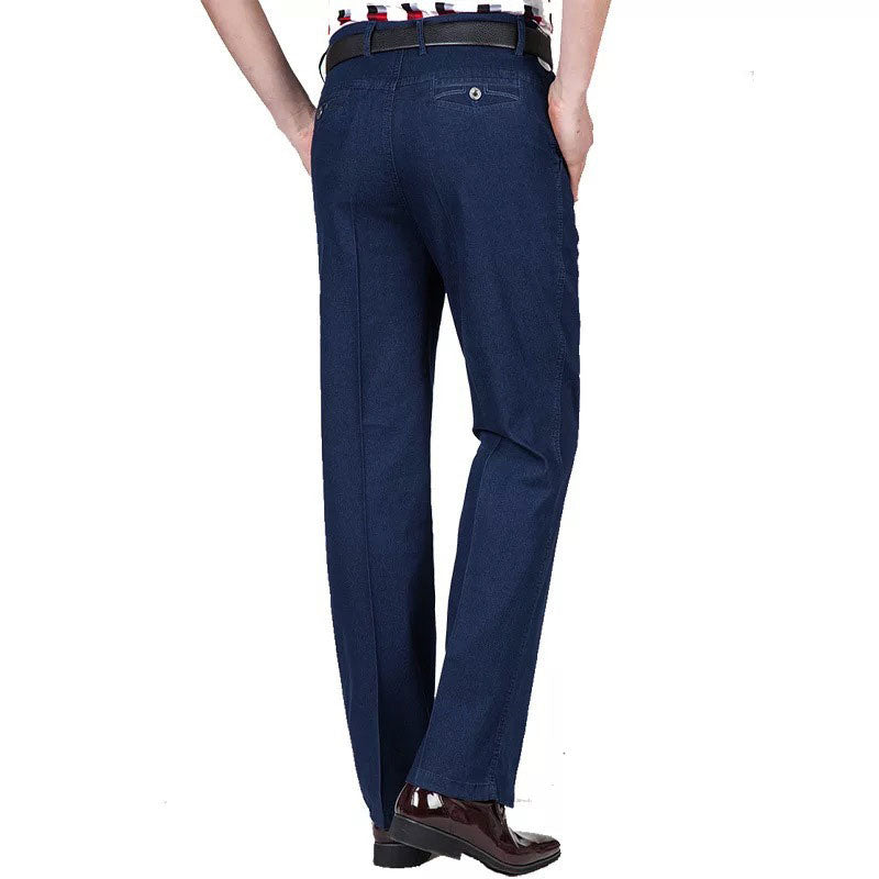 Men's High Waist Jeans
