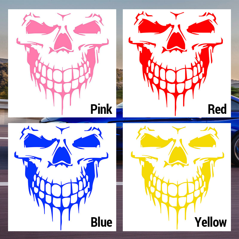 Halloween Skull Car Sticker