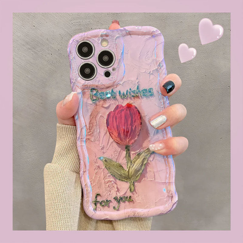 Oil Painting Flower Mobile Phone Case