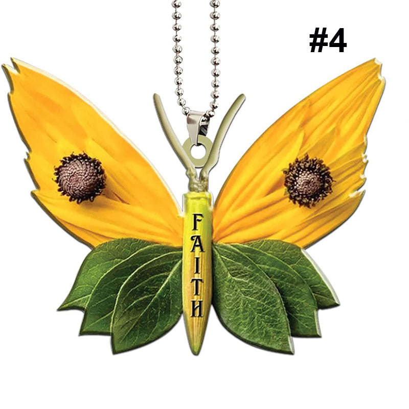 Car Interior Butterfly Pendant
