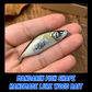 Mandarin Fish Shape Handmade Lure Wood Bait - #2