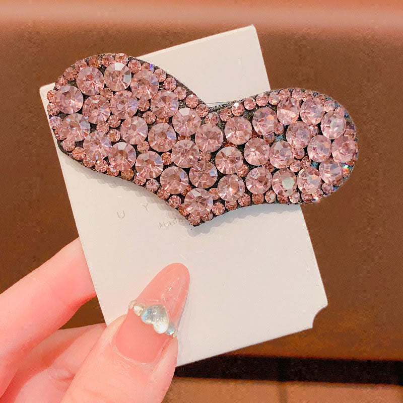 Diamond Heart Broken Hair Clip