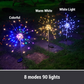Led Solar Ground Fireworks Light String