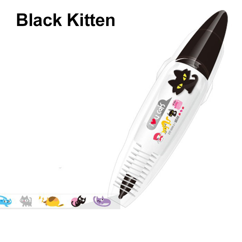 DIY Cute Animals Press Type Decorative Pen🔥Buy More Save More