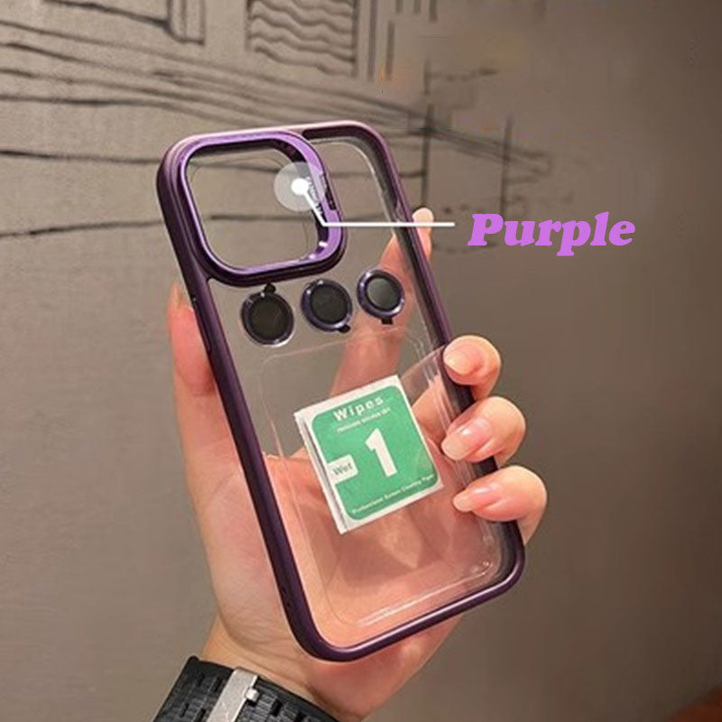 Lens Flip Holder Phone Case