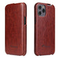 Top And Bottom Flip Leather Phone Case
