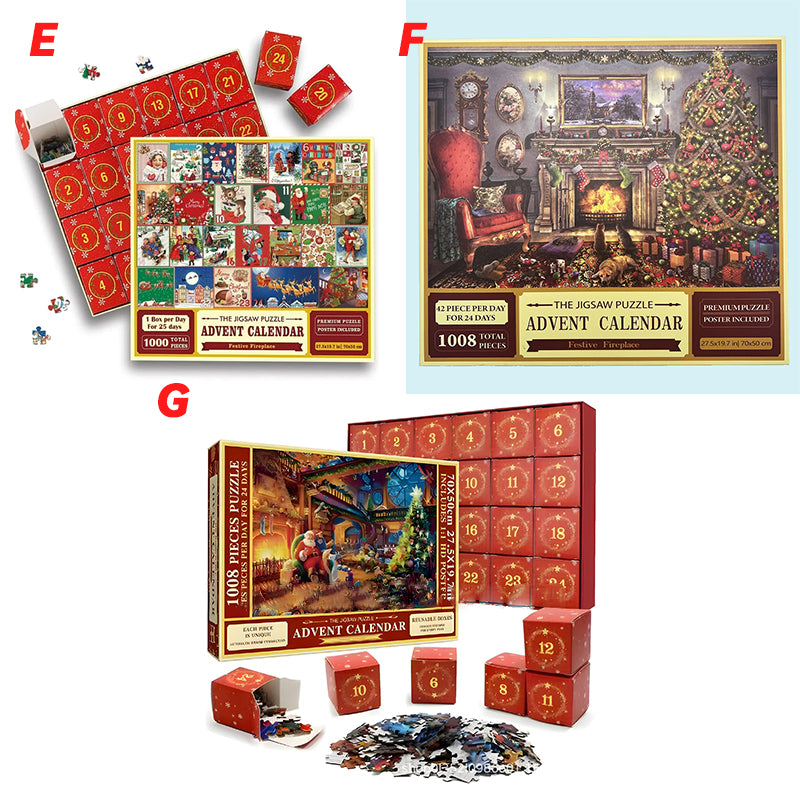 🎄Christmas Hot Sale🔥24-Box Puzzle Surprise Blind Box