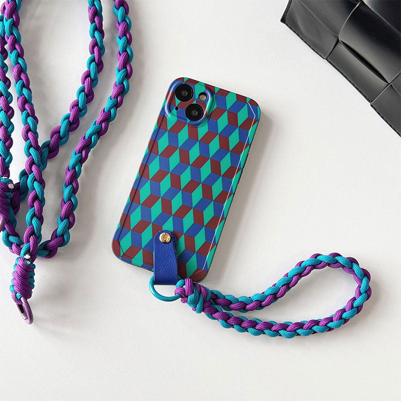 Contrast Braided Bracelet Phone Case
