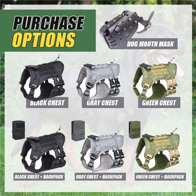 Medium To Large Dog Tactical Harness