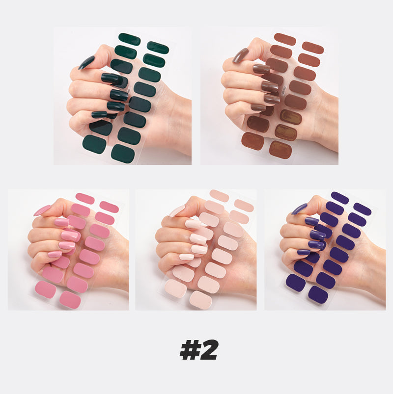 Semi-Cured Gel Nail Patch + UV Lamp