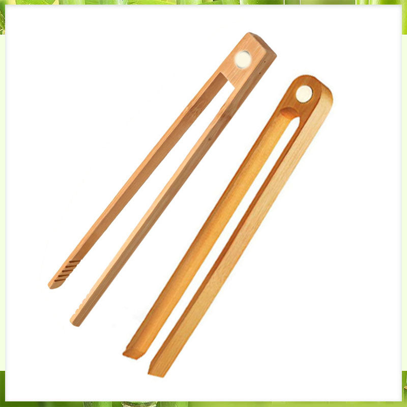 Bamboo Toaster Tongs