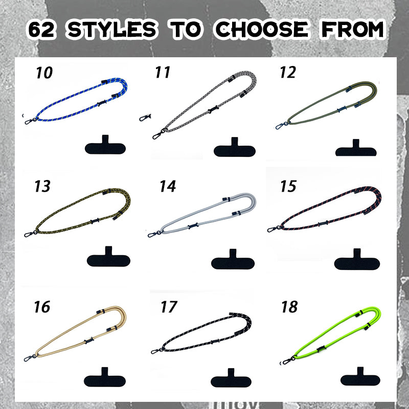 Adjustable Mobile Phone Lanyard With Spacer