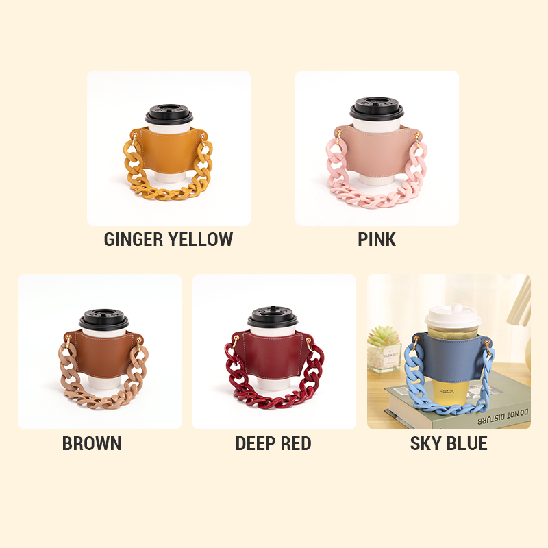 Removable Chain Cup Cover Coffee Cup Cover