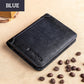 Multi-functional RFID Blocking Waterproof Durable Genuine Leather Wallet