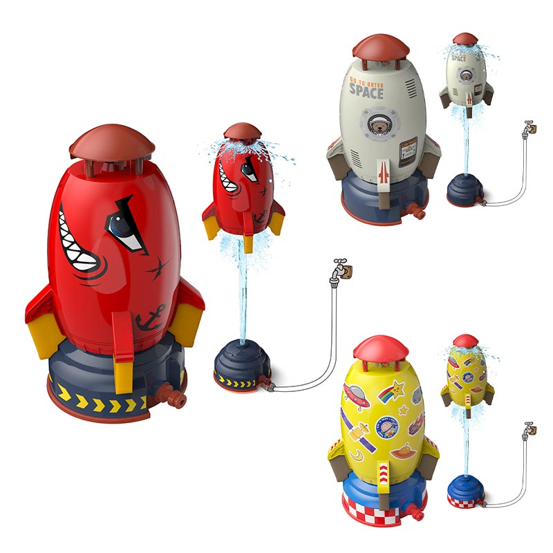 Flying Water Spray Rocket Toy