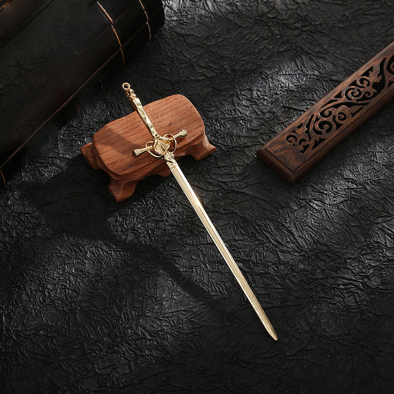 Ancient Sword Coiled Hairpin Headdress（2pcs）