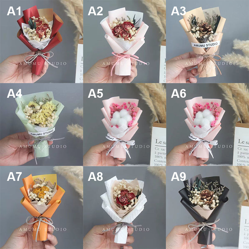 Auto dekorative Trockenblumen-Aromatherapie（2er-Pack）/Dried flower aromatherapy for car air outlet decoration