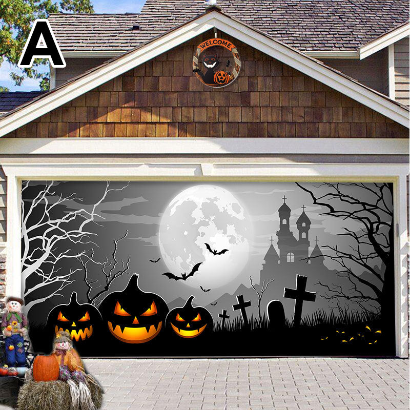 Hot Sale-Halloween 2023 Garage Door Decoration