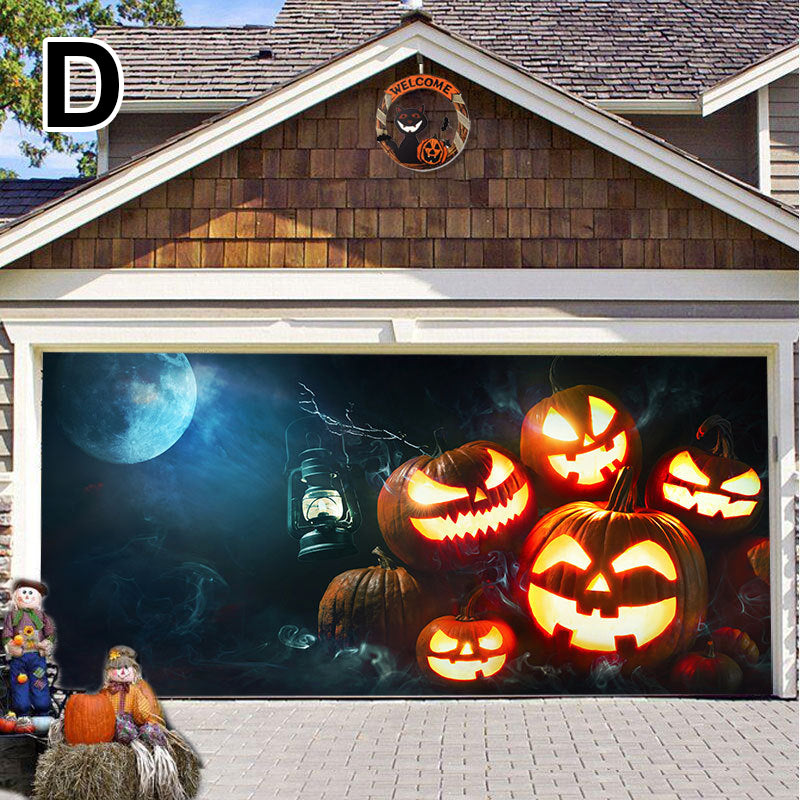 Hot Sale-Halloween 2023 Garage Door Decoration