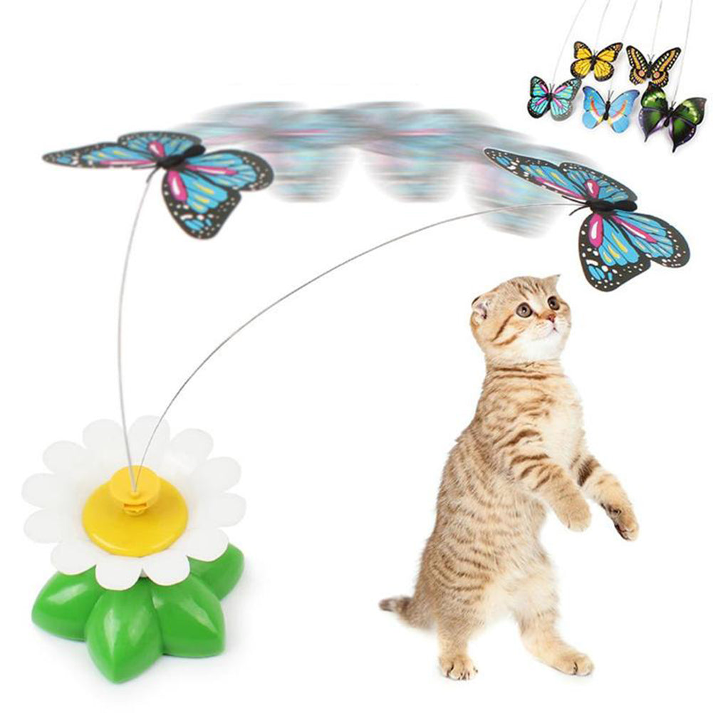 Sommerfugl/Fugl Automatisk Roterende Kattteaser/Butterfly/bird automatic rotating cat teaser