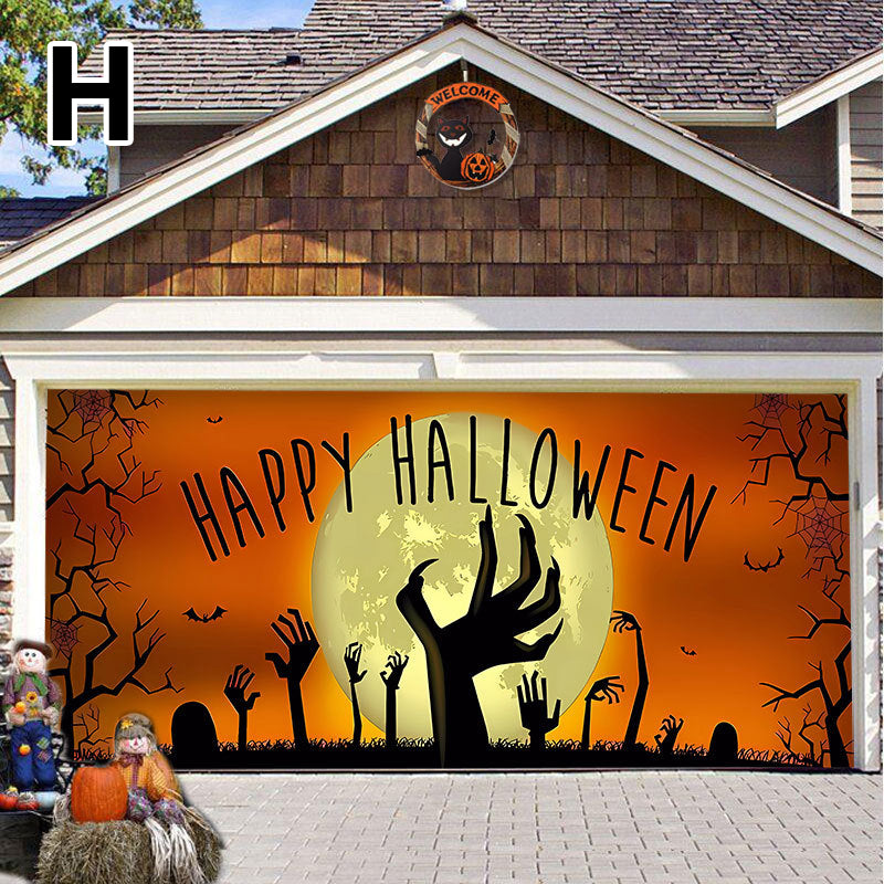 Hot Sale-Halloween 2023 Garage Door Decoration