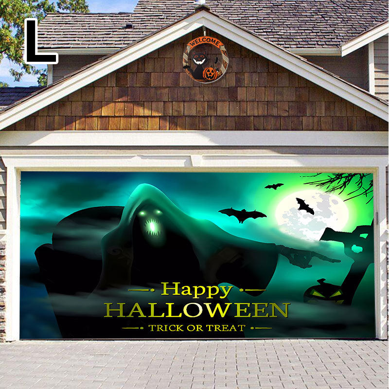 Hot Sale-Halloween 2023 Garage Door Decoration